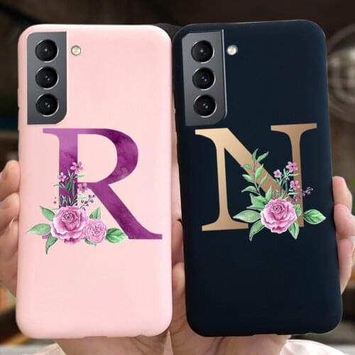 For Samsung Galaxy S21 Case Letters Cover For Samsung S21 4G S 21 5G Galaxy s21 G990F s21 5g G991B Phone Case Coque Fundas Shell