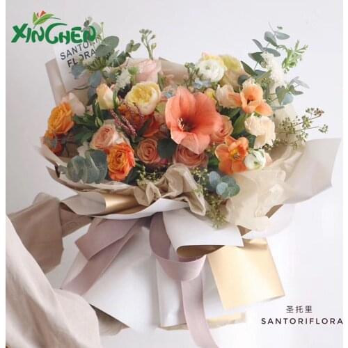 Korean Double-Sided Two-Color Ouya Paper Affordable Luxury Bouquet Paper Flowers Floral Packaging Papers Material Materials