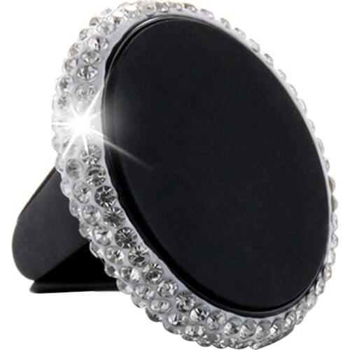 Exquisite Diamond-studded Magnetic Mobile Phone Holder New Car Mobile Phone Holder Air Outlet Mobile Phone Navigation Bracket