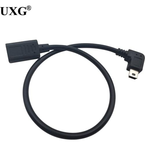 Right elbow type-c 90 degree to USB standard B type data cable mobile phone connected to HUB hard disk printer 0.5m