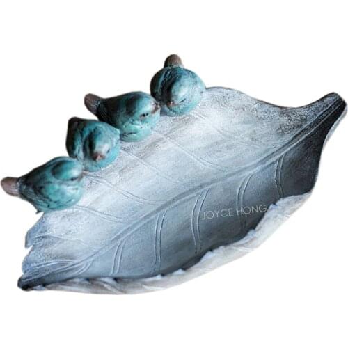 CERAMIC DECORATIVE STORAGE BOWLS HOME DECORATION BOWL FOR BIRD FEEDING / JEWELRY/ CANDY/ NUT/SOAP/KEY