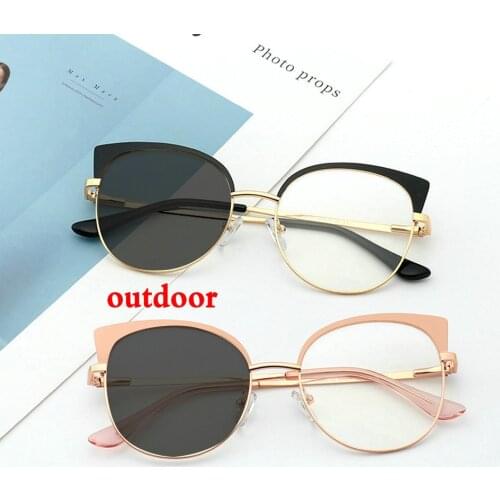 Custom Made Myopia Minus Prescription Lens -1 Mens Driving black lens Myopia Sunglasses UV female Photochromic Sunglasse NX