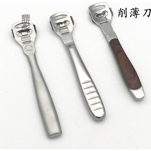 DIY professional leather thinning knife, leather planing tool, leather thinning knife, handmade leather carving and leather art