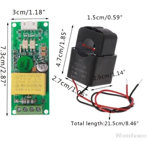 PZEM-004T Current Voltage Multimeter Module 80-260V 100A +Split-Core Transformer Ju30 20 Dropship
