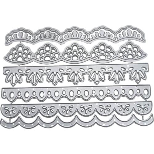 Q1FD Lace Metal Cutting Dies Stencil DIY Scrapbooking Album Paper Card Template Mold Embossing Craft Decoration