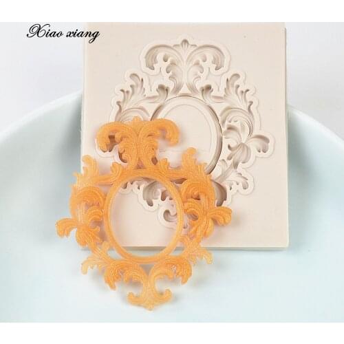 3D Garland Relief Silicone Molds For Baking Cake Border Fondant Mould Cake Decorating Tools Lace Pastry Kitchen Accessories