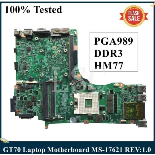 LSC For MSI GT70 Laptop Motherboard MS-17621 REV:1.0 PGA989 DDR3 HM77 Mainboard 100% Tested