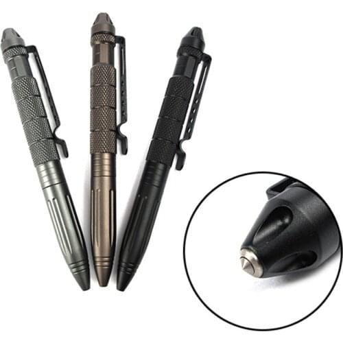 Self Defence Personal Pen Tactical Military Survival Kit For Emergency Glass Breaker Anti Skid Aluminum Multi-function