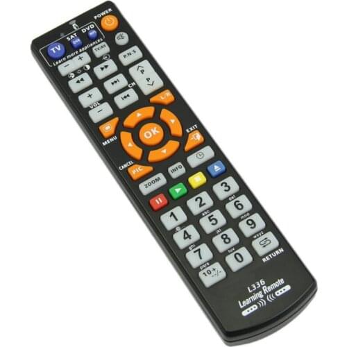 Universal Smart Remote Control With Learning Function Copy For TV CBL DVD SAT STB DVB HIFI TV BOX VCR STR-T For L336 IR Model