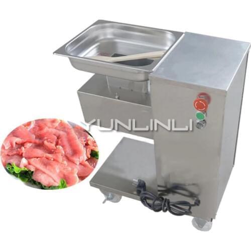 YUNLINLI Commercial Meat Slicer High Efficient Meat Slicing Machine Automatic Meat Cutting Machine QE-5