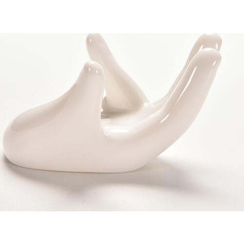 1PCS White Porcelain Ceramic Air Plant Tillandsia Holder Flower Office Desk Decor Chic Home Decoration Garden Ornaments