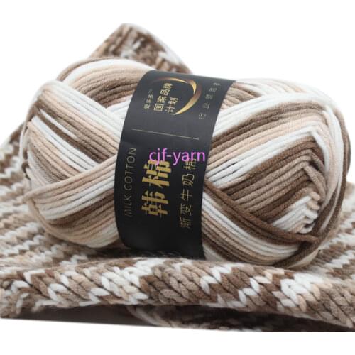 100g Soft Cotton Yarn colourful Knitting Chunky Wool Sweater Supersoft Knitted 26 Colors bulky hand Craft NEW all Colours Yarn