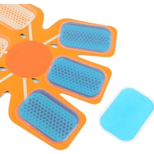 2pcs hydrogel Gel stickers for EMS trainer abdominal muscle stimulator Gel pads for slimming Abdomen Fitness massage machine
