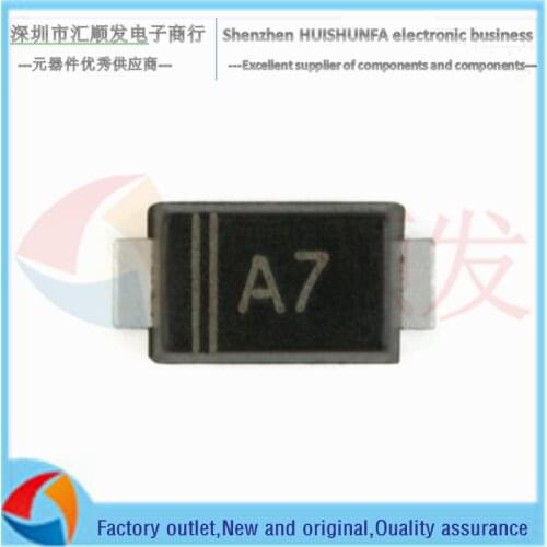 50pcs!!! Original SMD SM4007PL A7 SOD-123F 1000V/1A Universal Diode Rectifier