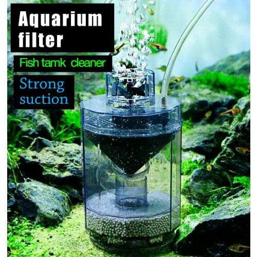 Aquarium Fish Tank Filter Ultra-Quiet External Suction Pan Automatic Fish Excrement Filter Circulation Three In One Filter Pump
