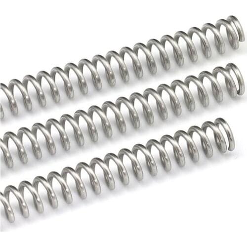 10Pcs 304 Stainless Steel Non-corrosive Spring ，Outer Dia 12mm ，Y-type Compression Spring ，Wire Dia 1.5mm Length 10-50mm