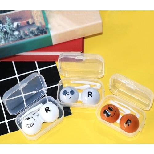 Wholesale Cute Animal Portable Contact Lens Case Container Lenses Box RR01