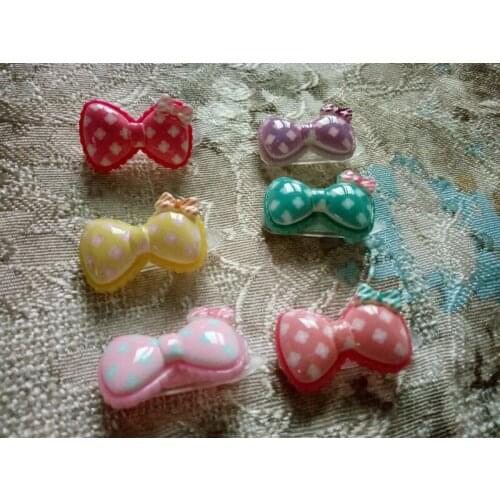 Pet/children bow tie Dog hair ornaments Hair Barrettes wholesale Cute BB Mini clip pet accessories 30pcs