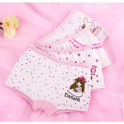 Finil childrens underwear cotton girls bottom pants baby briefs little girl big boy shorts 2-3-12 years old