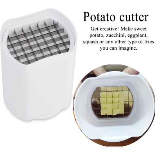 French Fry One Step Cutter Slicer Potato Fry Chipper Vegetable Fruit Kitchen Tool Slicer Chopper Chipper Drop Shipping Wholesale