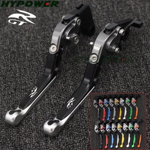 Laser Logo(GT R) CNC Adjustable Folding Extendable Motorcycle Brake Clutch Levers For HYOSUNG GT250R 2006 2007 2008 2009 2010
