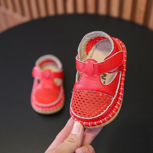 Summer Toddler Sandals Soft Bottom First Walker Kids Shoes Boys Beach Sandals Mesh Breathable Baby Girl Shoes SOH008