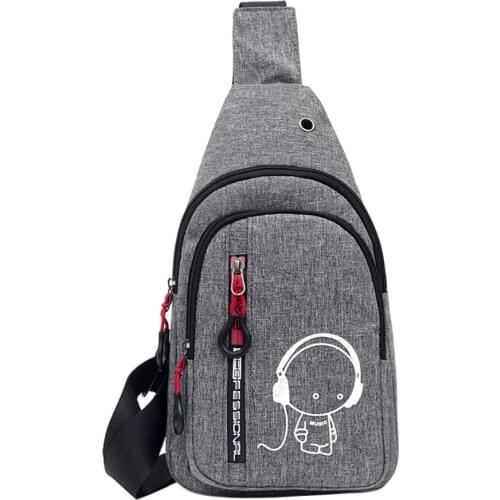 Mens Women Waterproof Small Chest Bag Pack Travel Sport Shoulder Sling Crossbody Bags Gift Unisex Handbag Large Capacity