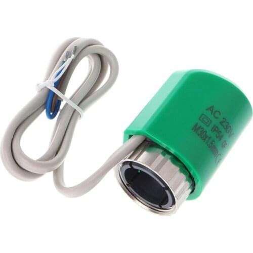 Normally Open Close Actuator For Underfloor Heating Manifold 230V 2W underfloor heating radiator normally opened closed