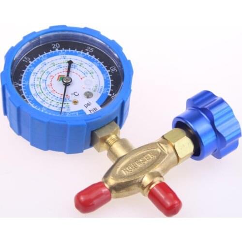 1-way Manifold gauge R410 HS-466NA Single Gauge for R410 R22 R134A R407 Free shipping