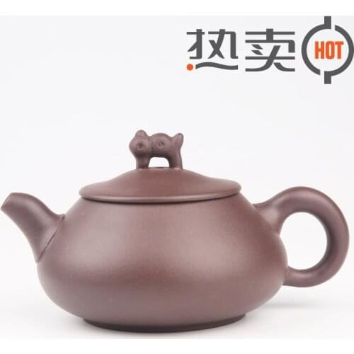 Manufacturers wholesale recommended undressed ore antique yixing purple clay teapot Wang Xi jean jean tao fang tea sales
