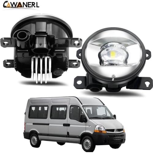 Fog Light Assembly For Renault Master 2/II 1998-2010 Car Right + Left LED Lens Fog Lamp Daytime Running Light 30W 8000LM 12V