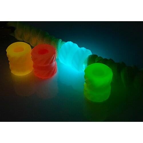 Roman Column Luminous Knife Pendant Paracord EDC Keychain Hanging Handmade Fluorescent Pendant Tail Rope