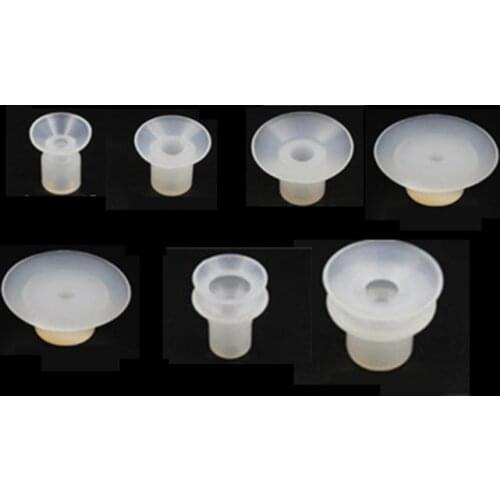 Robot vacuum sucker industrial single layer double layer silica gel sucker H1 hm-15 20 25 30 40