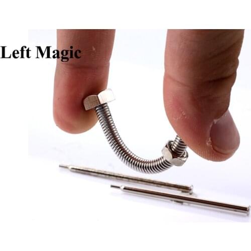 Strong Man Bending Screw Magic Tricks Close Up Street Magic Props Mentalism Professional For Magician Stage Magic Magic Toy 8041