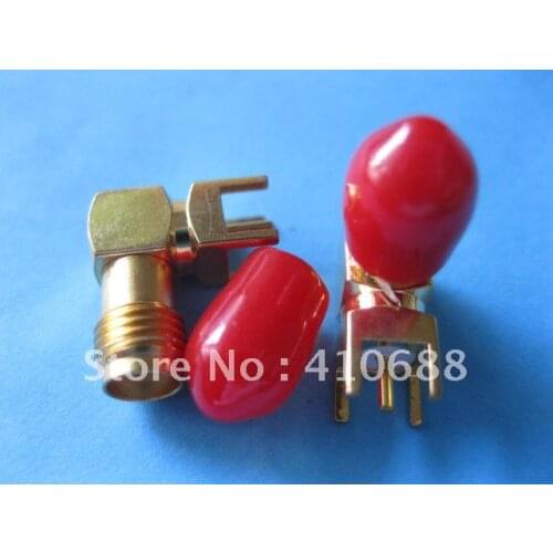 SMA RF Female Board Mount Coaxial Connector 90'Angle 300 pcs per lot
