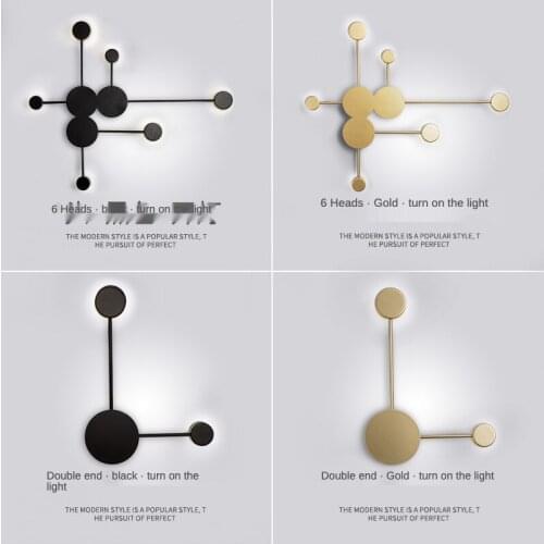 Modern Geometric Led Wall Sconces for Bedroom Living Room Corrior Stairs Art Decor Lighting Fixture Nordic Minimalist Wall Lamp