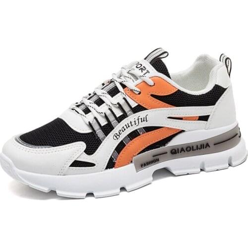 Dad Shoes Womens 2021 New Shoes Womens Spring and Autumn All-Match Breathable Feet Small Casual Sneakers Womens Shoes Flat