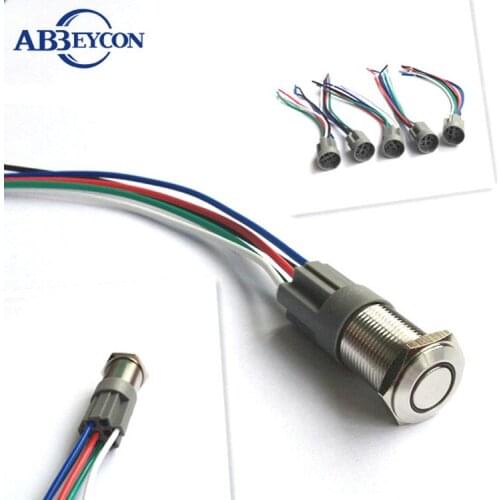 TY 1650 150mm long wire and 5mm strip wire 16mm switch Harnes (for 16mm push button switch)