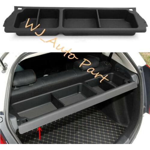 Fit For Honda Fit / Jazz 2014 2015 2016 2017 2018 Auto Car Black High quality ABS Rear Trunk Storage Box 1Pcs