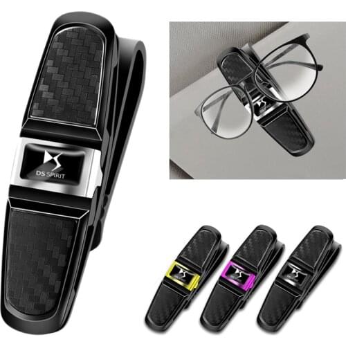 1Pcs Car Sunglasses Clip Auto Sun Visor Card Ticket Clamp For DS SPIRIT DS3 DS4 DS4S DS5 DS6 DS7 DS9 WILD RUBIS E-Tense DIVINEDS