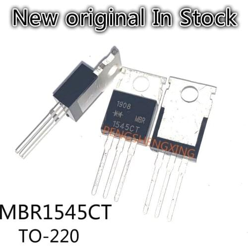 10PCS/LOT MBR1545CT B1545G 45V 15A schottky diode TO-220 New original spot hot sale