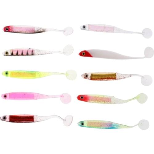 10 Pieces Fishing Bait Tail Bait Made of Environmentally Friendly Silicone 16 Cm