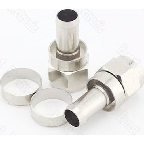 22mm T1 F Head Connector Imperial Set - top Box Connector Branch Distributor Satellite Power Splitter With Copper Ring