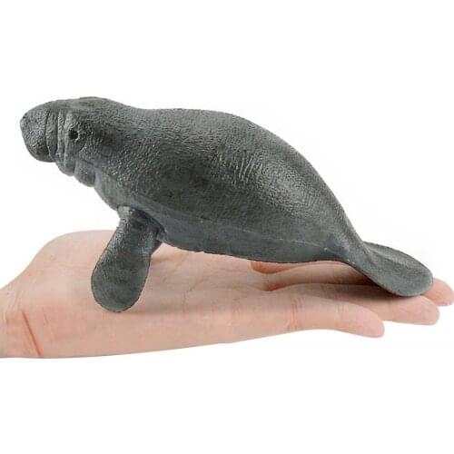 3pcs Simulation Animals Solid Figure Manatee Sea Cow Mermaid Educational Toy Plastic Wildlife SeaLife Animals Marine Kids Gift