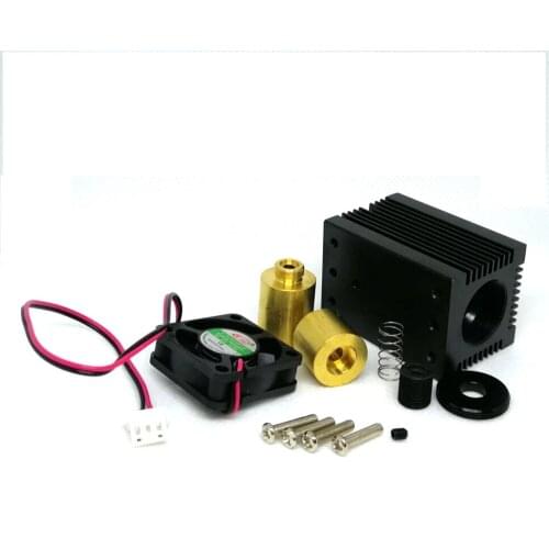 9mm 3350mm TO5 Laser Diode Housing Case w/405nm 450nm Glass Collimating Lens DIY