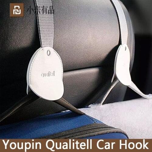 Xiaomi Youpin Qualitell Car Hook 2pcs for Car Storage Easy to Install Safety Design for Car High Quality Hooks