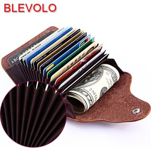 Кошельки и визитницы BLEVOLO China At AliExpress