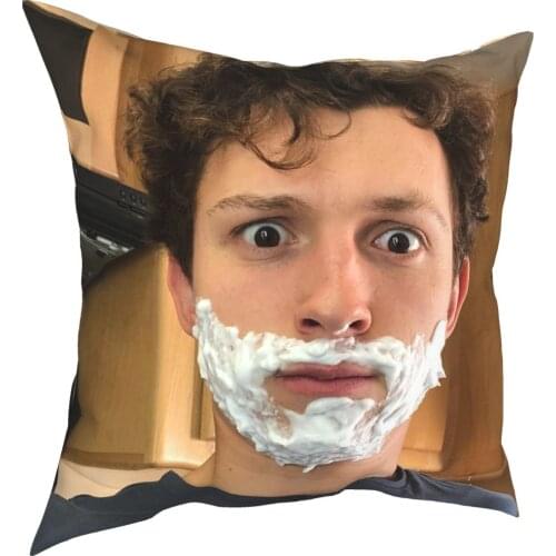 Tom Holland Actor Pillowcase Printed Polyester Cushion Cover Decoration Pillow Case Cover Home Wholesale 45*45cm