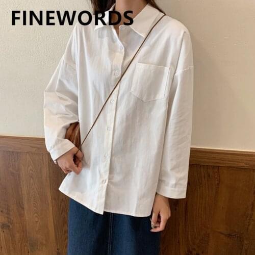 Женские классические рубашки FINEWORDS China At AliExpress