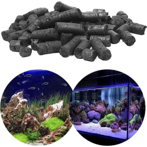 Activated Charcoal Carbon Pellets For Aquarium Fish Tank Water Purification Filter 100g P82D